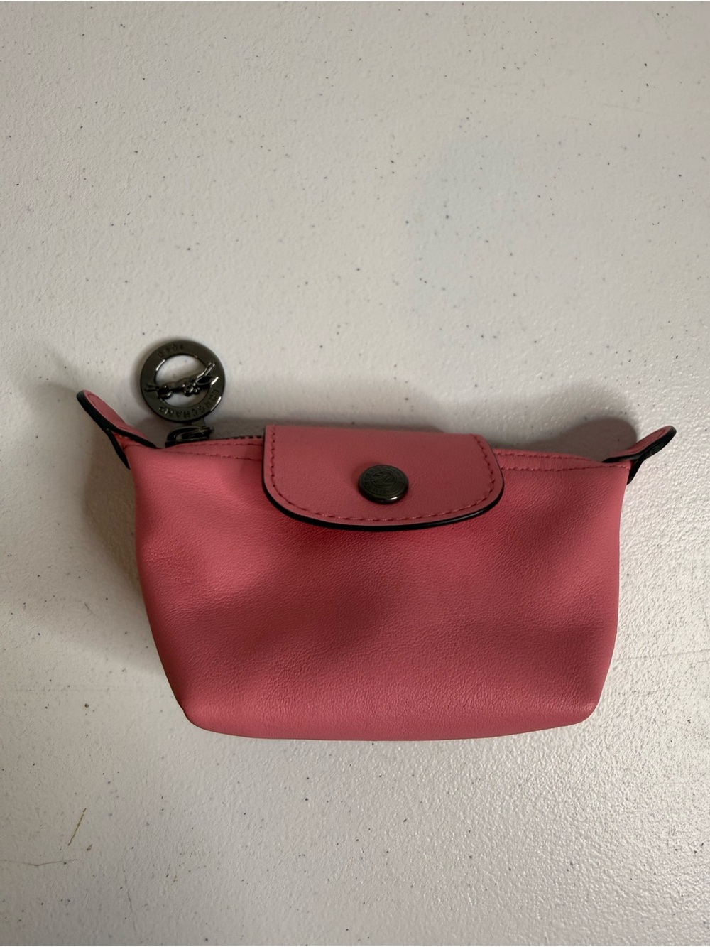 Longchamp Le Pliage Coin Purse Pink Excellent